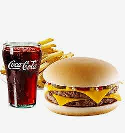 send burger king double cheeseburger meal to dhaka city