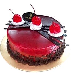 send red velvet round cake to dhaka