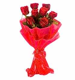 send half dozen roses In bouquet to bangladesh