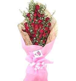 send 36 roses bouquet with fillers to dhaka