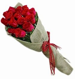 send 12 red roses bouquet with fillers to dhaka