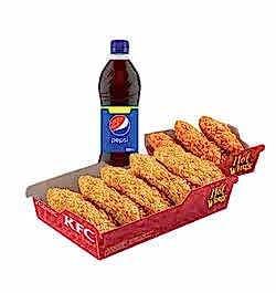 send kfc 8 pcs crispy chicken w 1 liter pepsi to dhaka