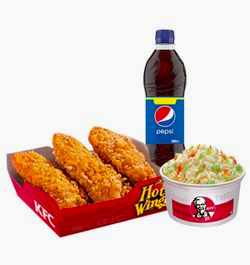 send kfc crispy chicken strips w coleslaw and pepsi to dhaka