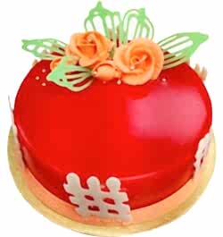 send swiss 2.2 pounds vanilla round cake to dhaka