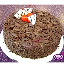 send 2.2 pounds chocolate lady cake by kings to dhaka in bangladesh