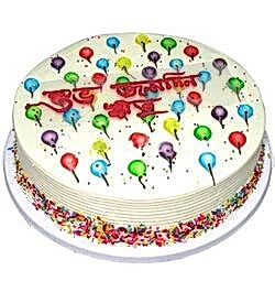 send 2.2 pounds balloon piping jelly cake by kings to dhaka in bangladesh